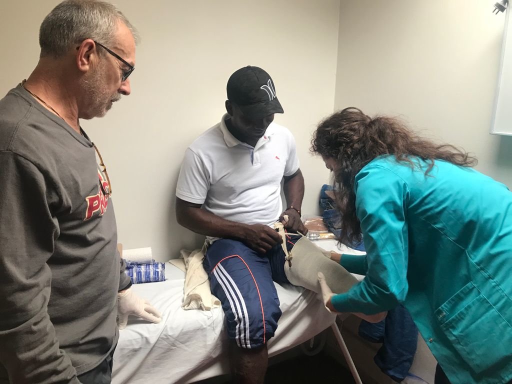 Donate prostheses for Colombian amputees