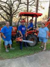 Chainsaw and Backhoe with homeowners