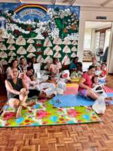 children attending session and was given milk