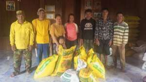 Community rice distribution