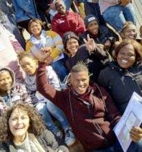 Happy youth after attending the MCC