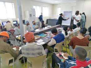 Youth attending a workshop on employability