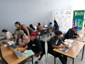 Youth assisted with using an online job portal
