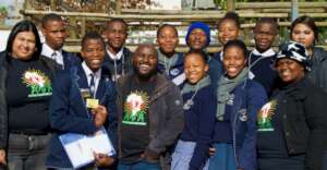 Youth from Desmond Tutu High School at the MCC