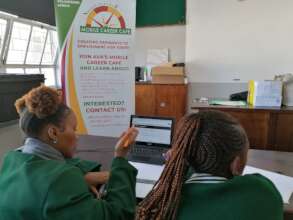 Two learners explore their Career Profiler results