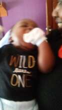 A child who was helped to breathe at birth