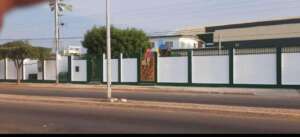 Fence after repair