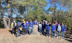 Elders teach students about communal territory