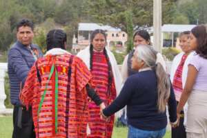 Elders and youth reflecting on community service