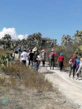 Visiting sacred sites in Coixtlahuaca