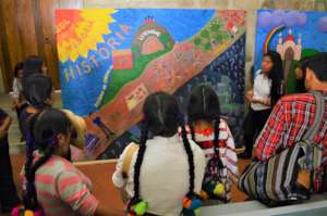 Youth present mural at state-wide festival