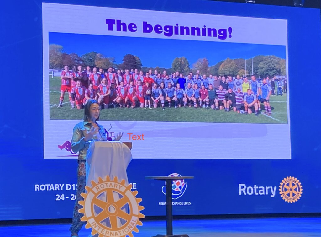 Presentation at the Rotary Conference