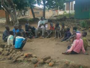 Story telling at the Library