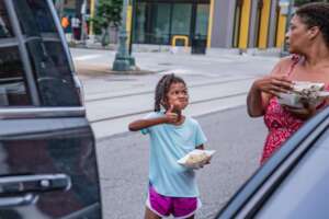 Delivering meals in New Orleans