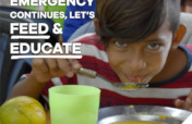 Covid 19 emergency continues, lets EDUCATE & FEED