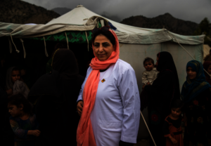 Dr. Najia, who runs the IRC Mobile Medical Units