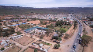 Aerial view- Ngeya Girls School, Mai Mahui, Kenya