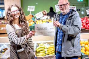 Donation from the Unicorn Grocery in Manchester