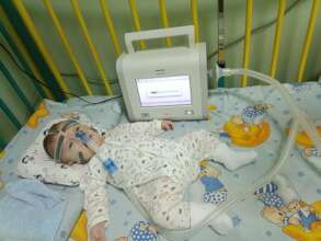 6 m.o. Sofiyka with Pompe disease