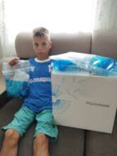 11 y.o. boy with cystic fibrosis