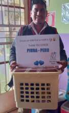 Pet owner bringing his cat to our neuter campaign