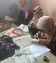 Embroiders at Atfaluna Society, Gaza
