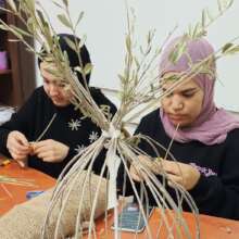 Basketry training at Hares Women's Society
