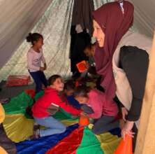 Activities for children by Atfaluna Society, Gaza