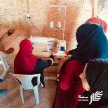 Sewing training for Bedouin women in Abu Nuwar