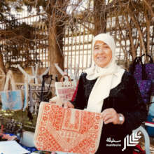 Artisan at the Sunbula Annual Holiday Bazaar