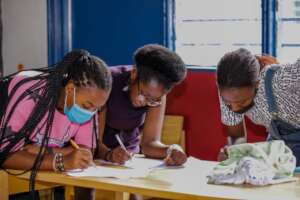 Graduates of HVM during a training on SRHR
