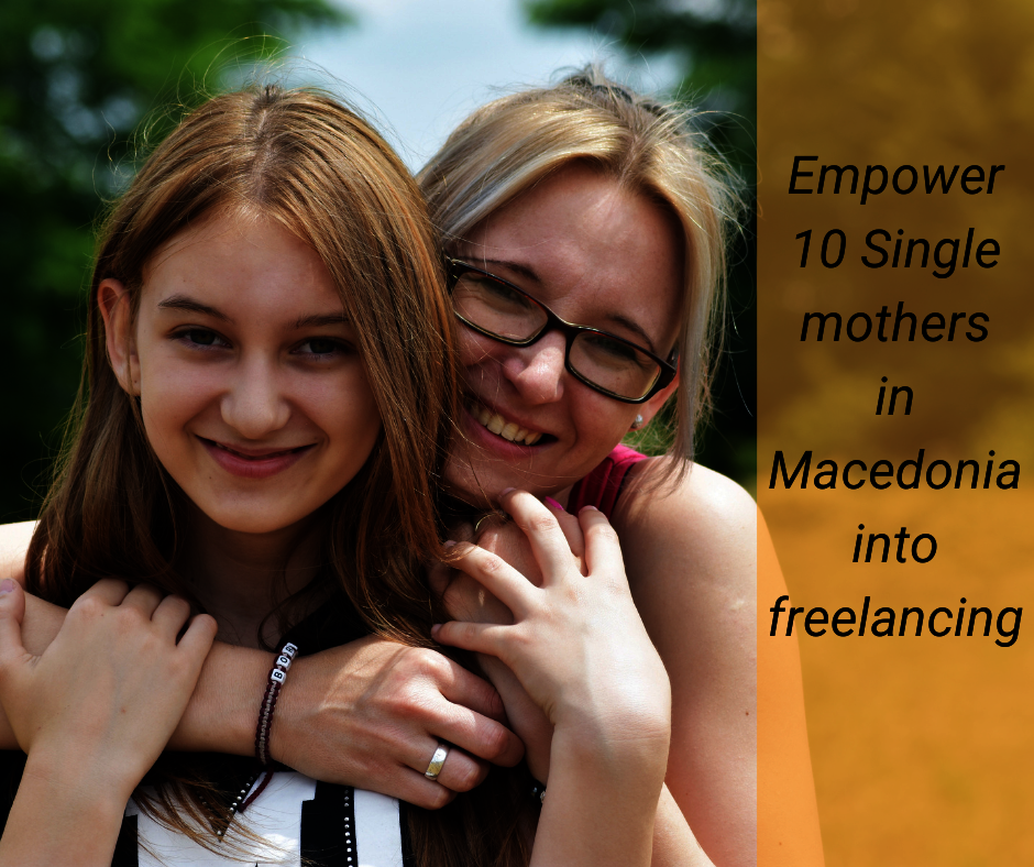 Empower single mothers in Macedonia in freelancing