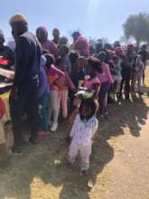 queues for food