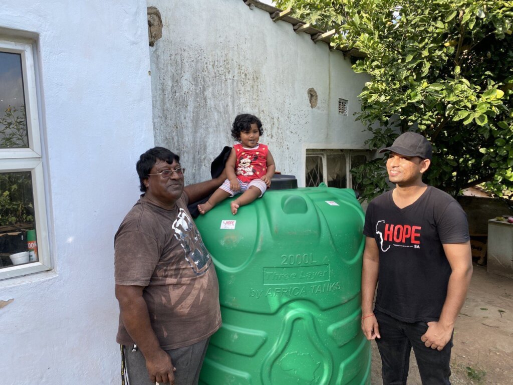 Water tank for the local church