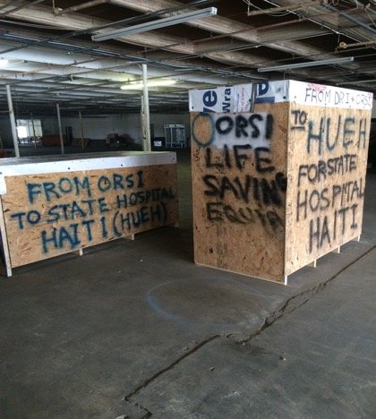 Trauma Equipment for Earthquake Relief in Haiti