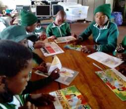 Reading time at Manzinde School