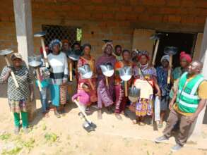 Female beneficiaries and their tools