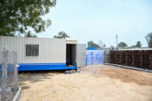 Container home for office, staff and volunteers