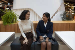 Yr 1 Scholar Tui and her mentor Sevda