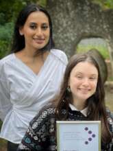 Year 2 Scholar Haileigh and her mentor