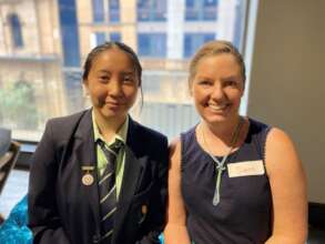 Yr2 Scholar Sydney & her mentor Sam Feb 2022