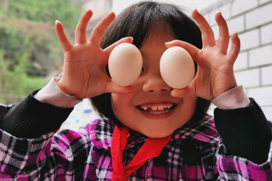 An egg a day for kids in rural China