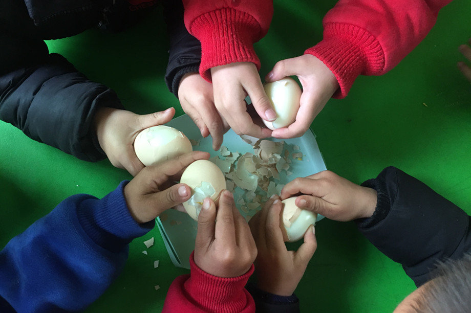 An egg a day for kids in rural China