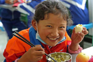 An egg a day for kids in rural China
