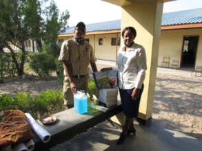 Delivery to Khumaga Primary School