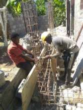 Building rebar posts for structure