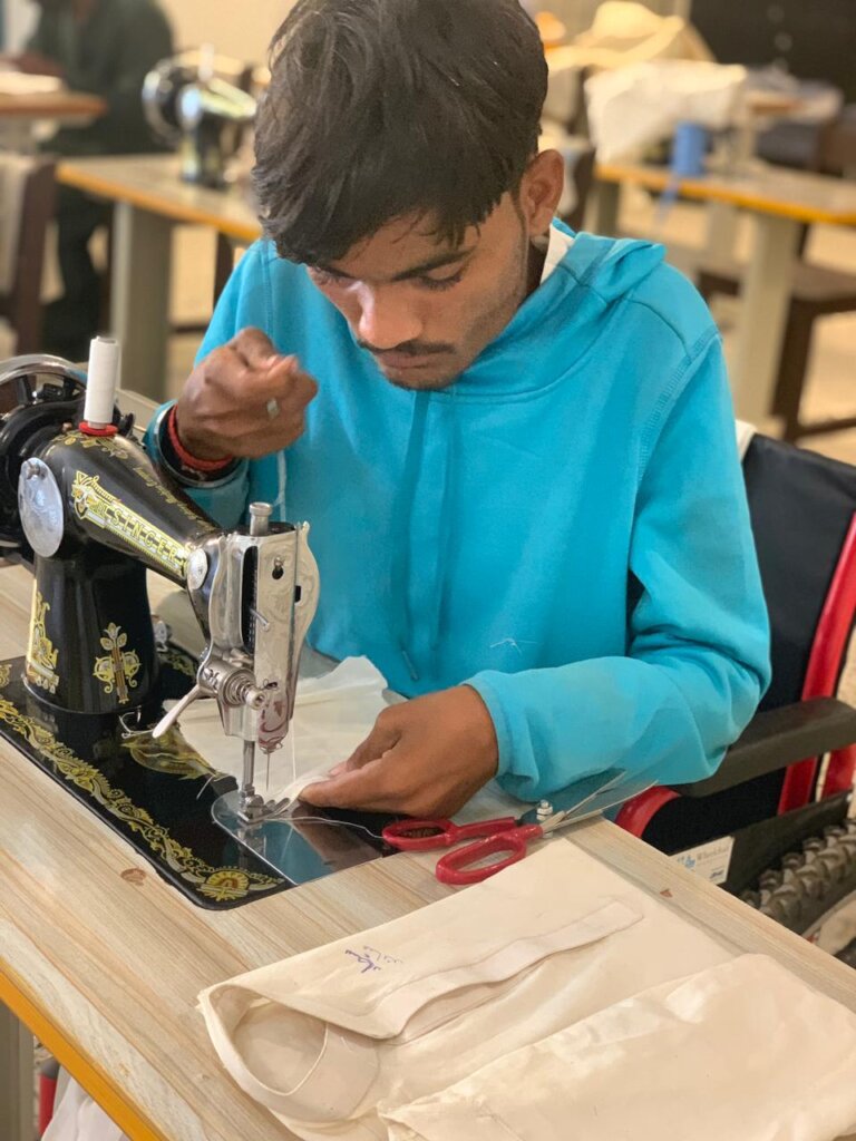 Our star trainee hard at work!