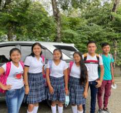 Ready to go to high school in Rio Dulce!