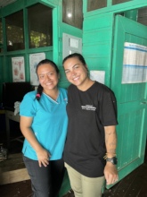Andrea and Breanna in the Clinic