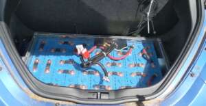 A retrofitted EV battery pack - credit: DavidPoz